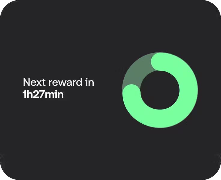 Receive rewards